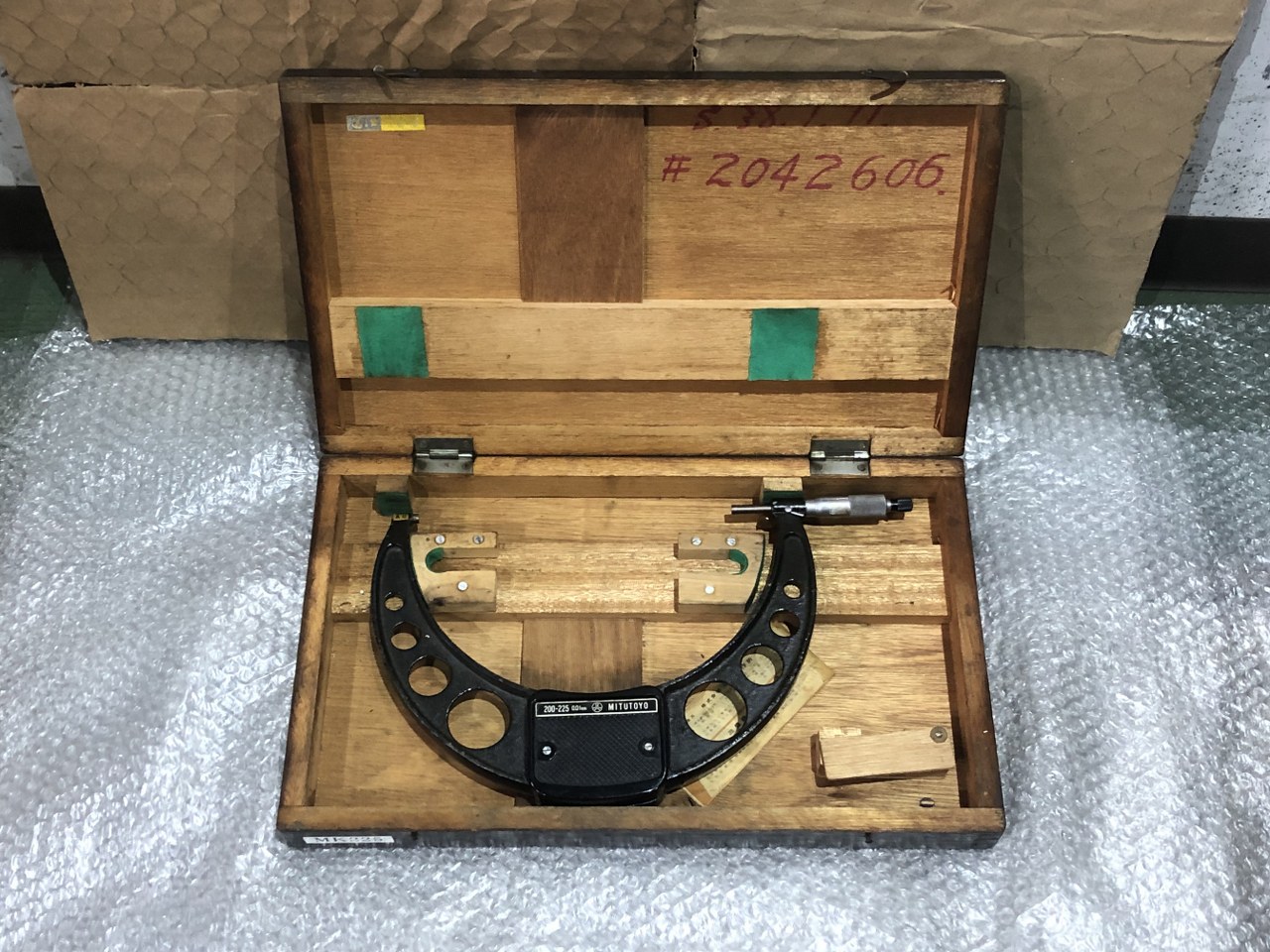 中古Outside micrometer 【外側マイクロメータ】OM-019W ミツトヨ/Mitutoyo