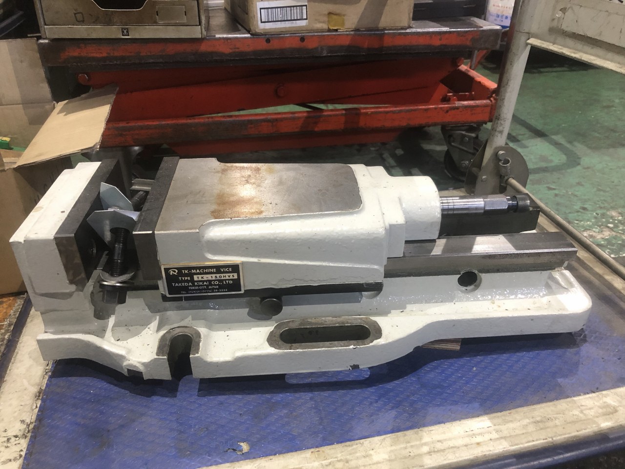 中古Hydraulic vise 【油圧バイス】TK-150HVS 武田 / TAKEDA