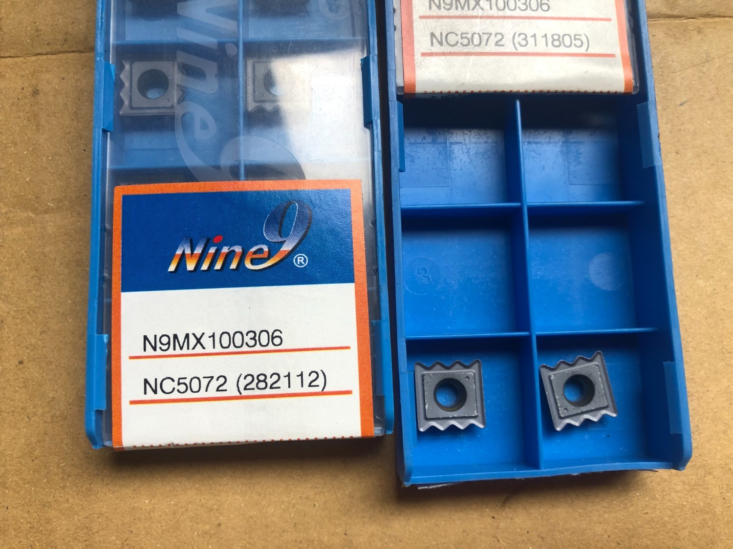 中古インサート（チップ） 【ヘリックスドリルインサート】N9MX100306-NC5072 NINE9