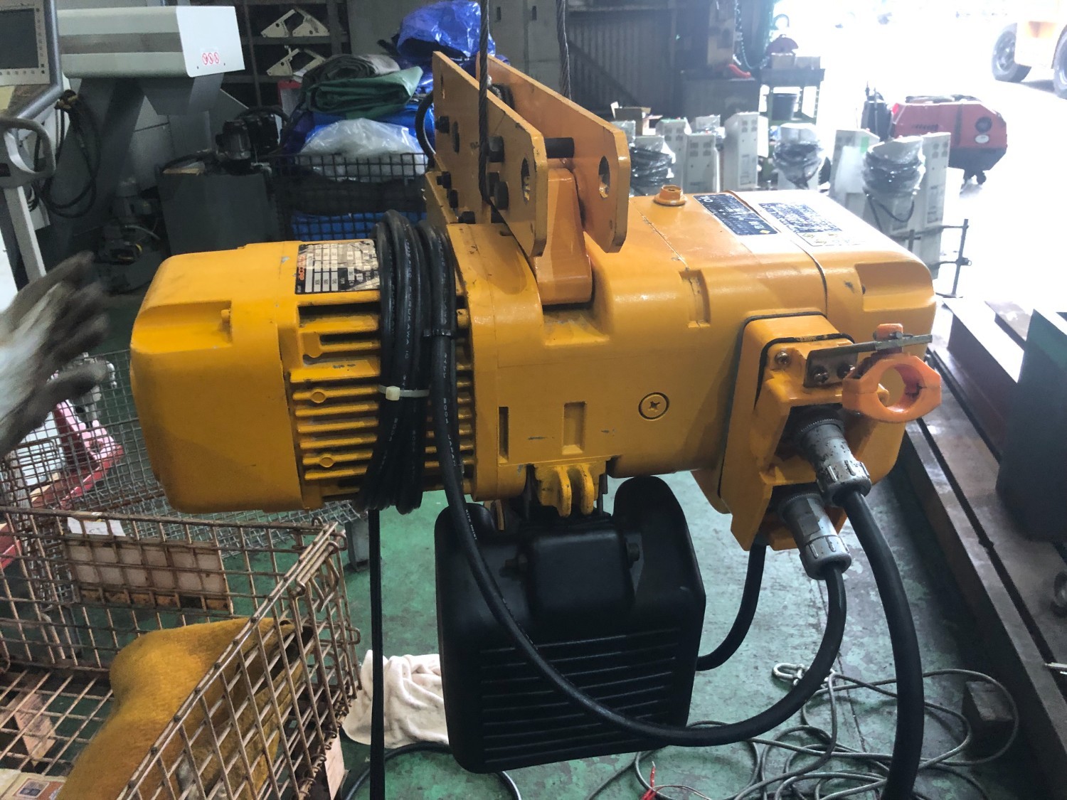 中古Other 【キトー チェーンブロック 1t(電気ホイスト)】1ｔ揚程4.2m KITO