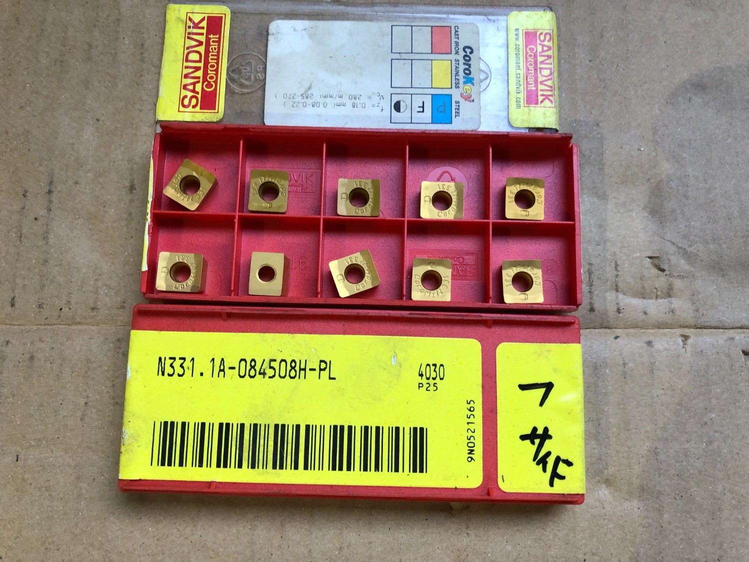 中古インサート（チップ） 【チップセット】N331.1A-084508H-PL 4030 サンドビック/Sandvik