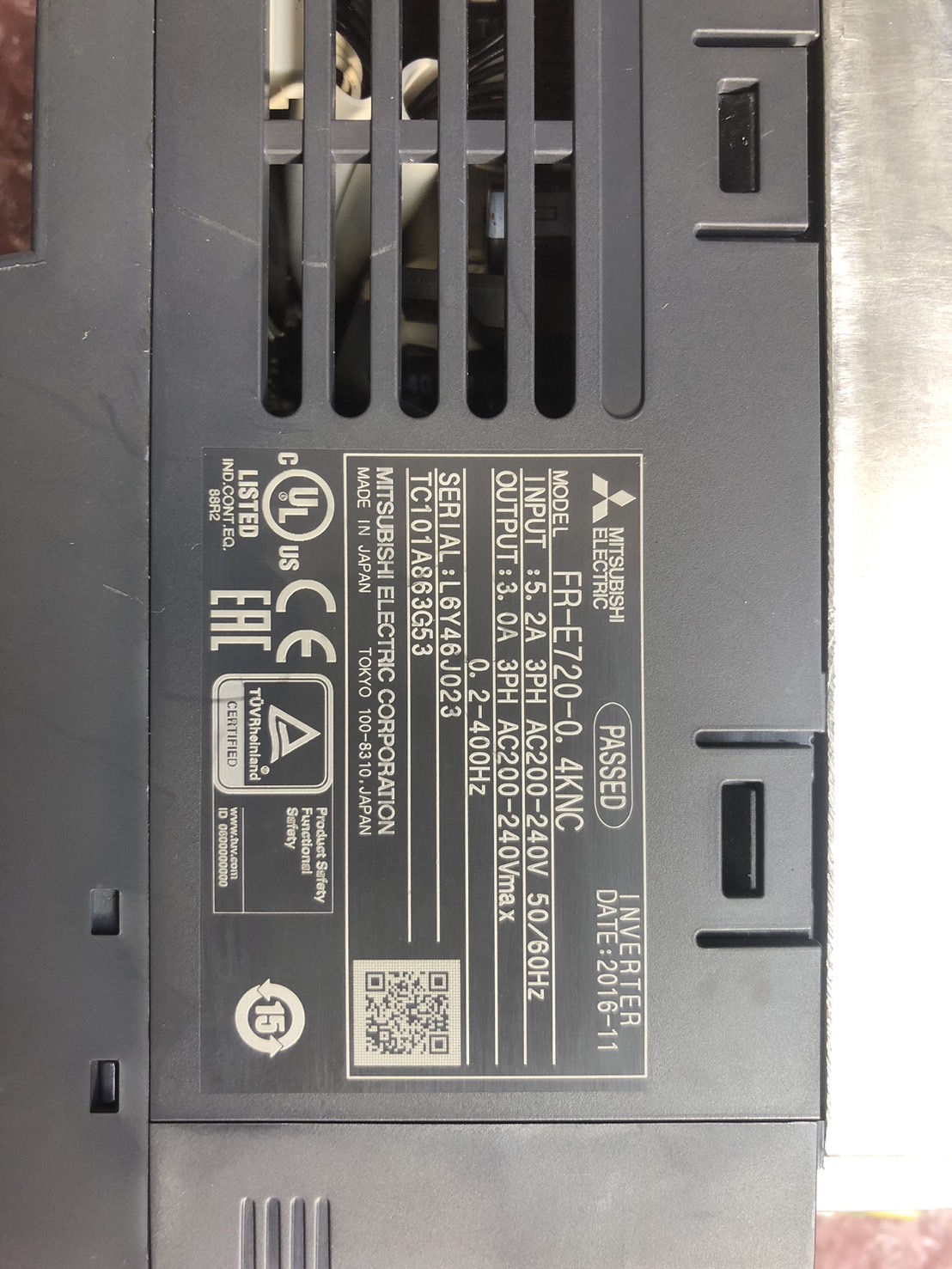 中古その他 【インバーター】FR-E720-0.4KNC 三菱