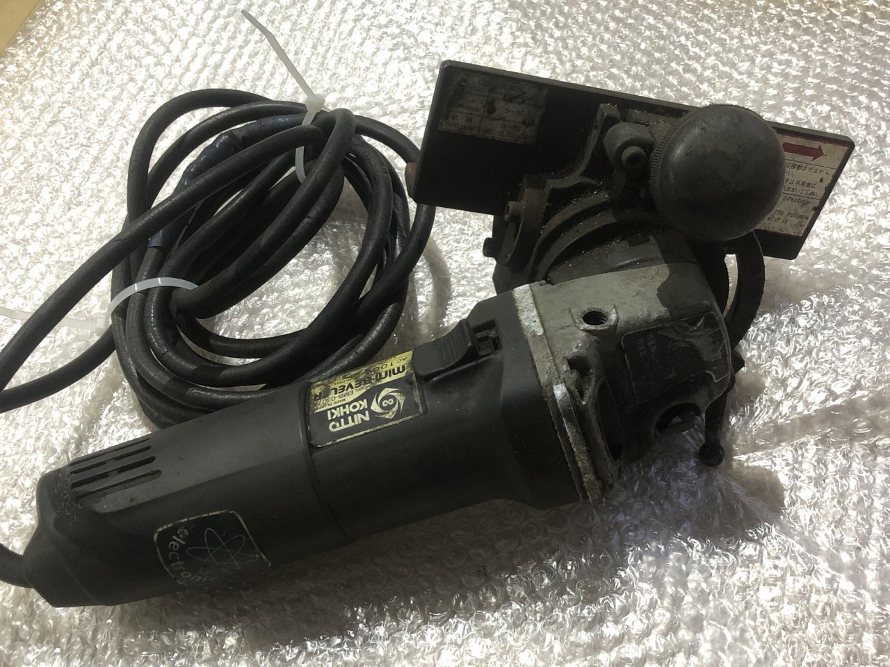 中古お買い得品・1山販売等 【電動ミニベベラー】EMB-0307A 日東工器/NITTO KOHKI