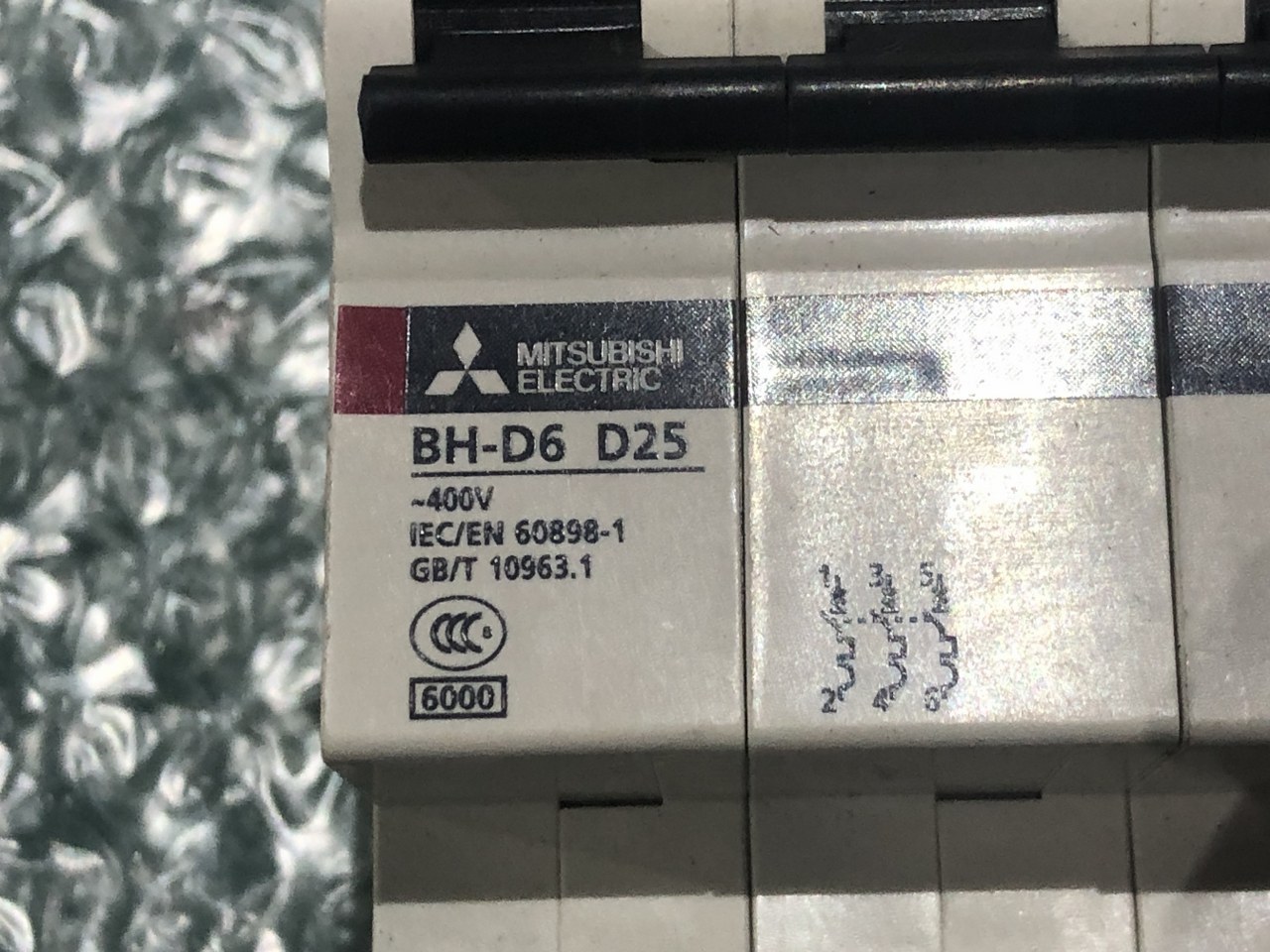 中古お買い得品・1山販売等 【遮断器】BH-D6 D25 三菱/MITSUBISHI