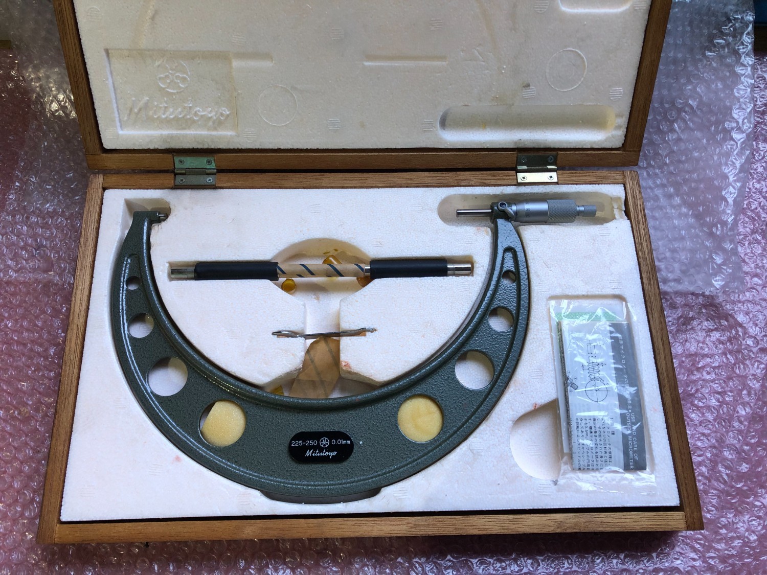 中古Outside micrometer 【外側マイクロメータ】OM-250 ミツトヨ/Mitutoyo